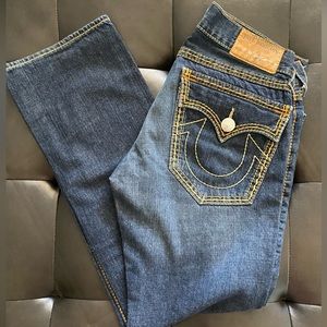 True Religion - mens 33 - stitched jeans